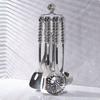 7 Pieces Piece Kitchen Utensil Set Rust-Proof Ceramic Handle Cooking Utensils