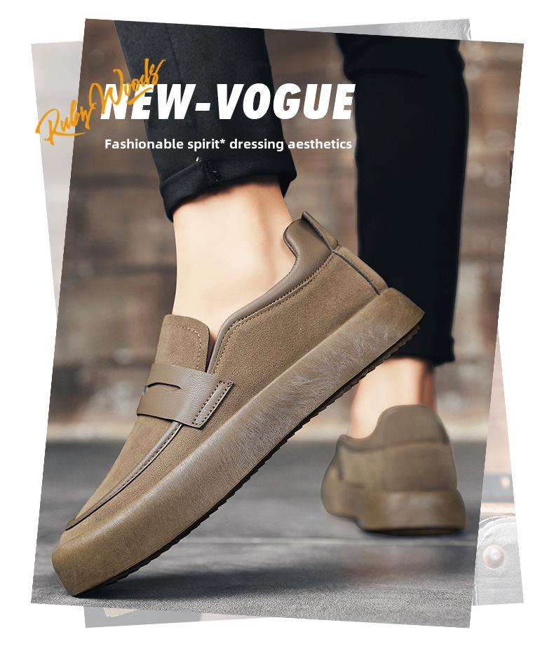 2025 Spring Men's Breathable Korean Fashion Casual Shoes
