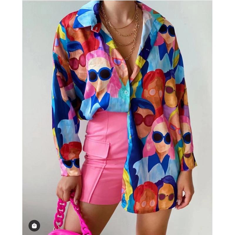 BITCED Camicette e camicie con collo a polo, casual, alla moda, da donna