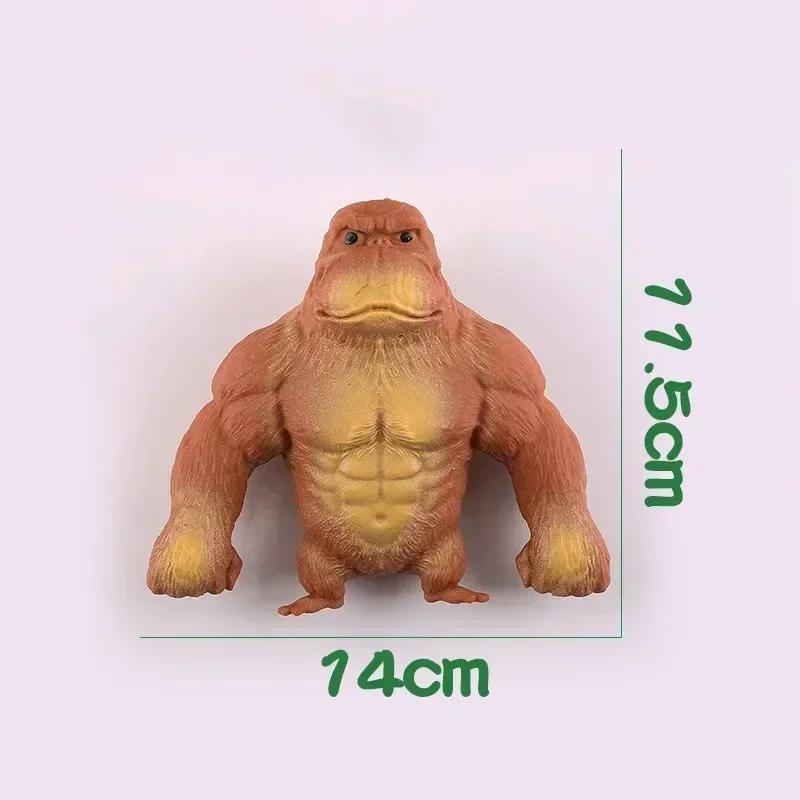 Sand Squishy Monkey Antistress Rubber Stretchable Giant Orangutan Indestructible Elastic Gorilla Doll Decompression Monkey Toy