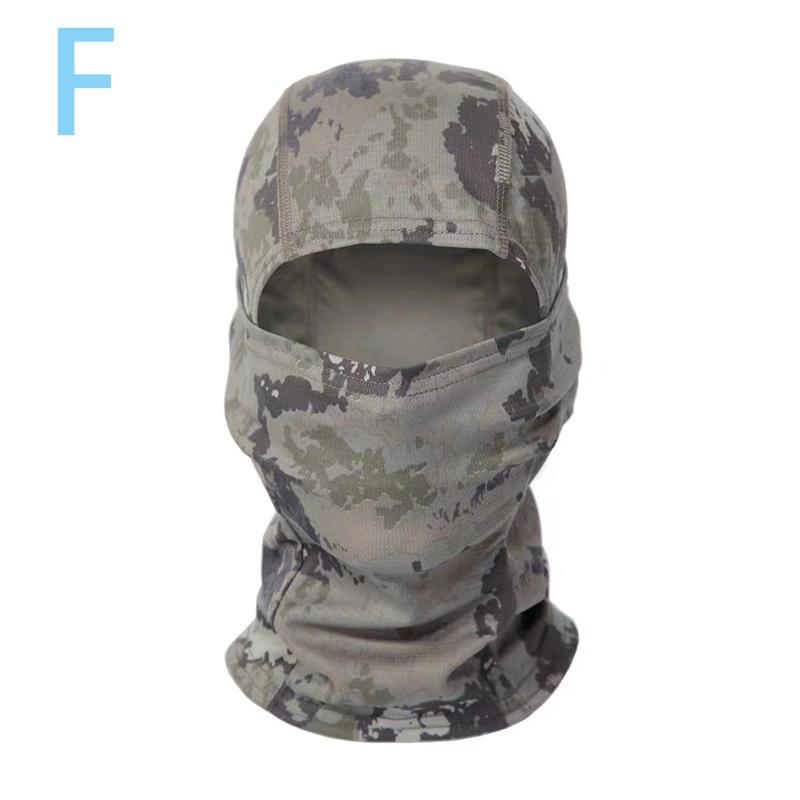Taktická kukla Celoobličejová maska ​​Kryt Kryt Cyklistický Airsoft Myslivecká čepice Kamufláž Kukla Šála Lyžařská Cyklistická čepice