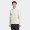 Adidas Solid Color Long Sleeve Polo Shirt Men Tops Off-White IC8384