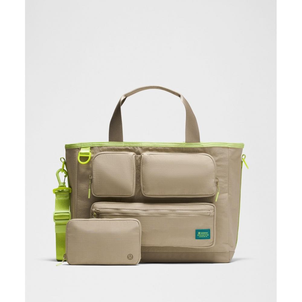 

Lululemon Multi Pocket Tote Bag 19.5l Sheer Oak Sour Grape ONE SIZE