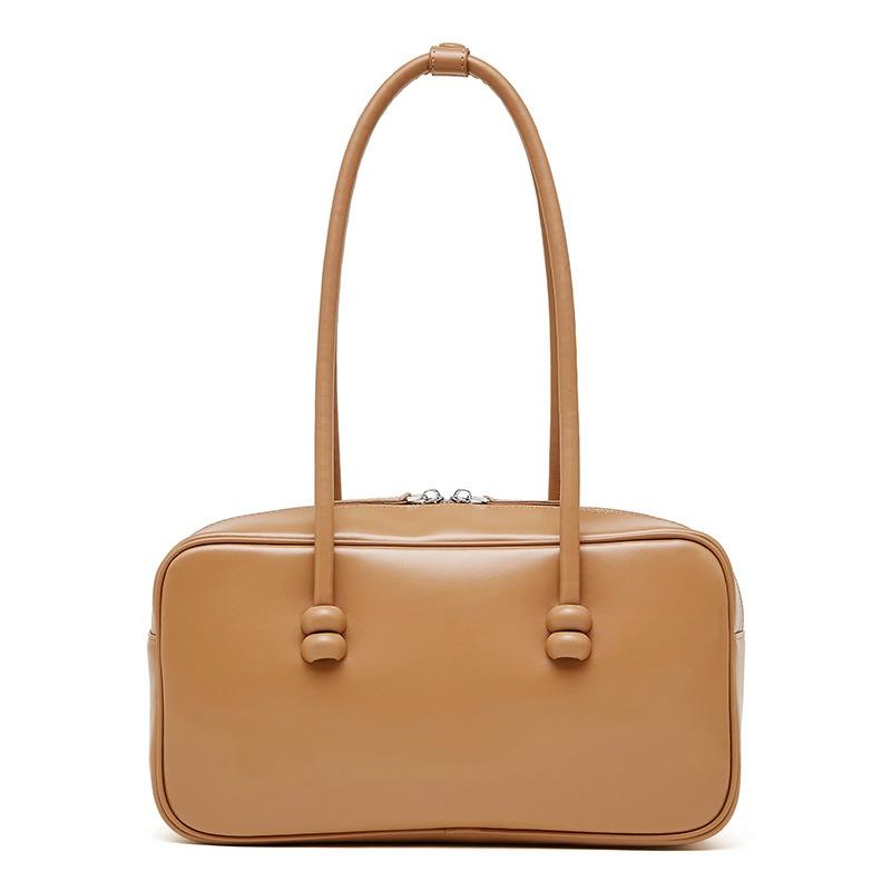 Leather underarm bag women's new large-capacity women's bag shoulder bag bowling bag