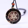 Amethyst Pendant Chakra Necklace Women Men Meditation Jewelry Amulet Accessories