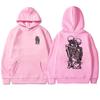 2025 Autumn New in Winter Skeleton Kissing Love Never Dies printed streetwear Men women Gothic Hoodies Unisex Fleece Sweatshirt