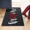 Entrance Floor Mat Hello Print Non-Slip Rug Washable Mud Scrubber Doormat for Home Front Door Entryway Laundry Bedroom