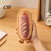Skin-friendly Pencil Bag Cute Bread Case, Plush Large Capacity Pen Pouch, Case Soft Shaped Stationery for High School Students Fun Storage