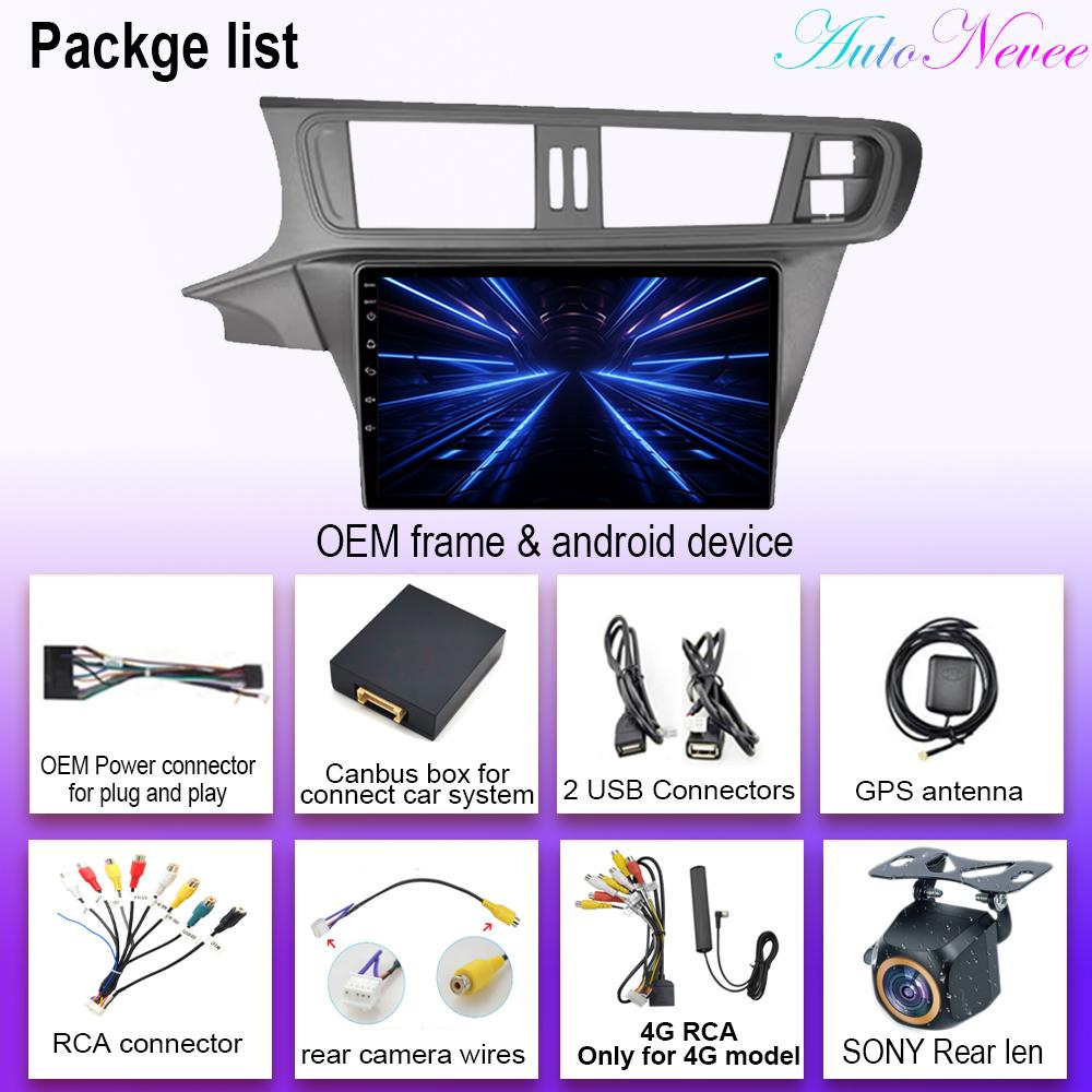 Android 14 For Citroen C3 - XR 2010-2018 Car Auto Carplay Radio Screen Stereo Multimedia Player 4G WIFI GPS Navigation Head Unit