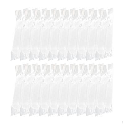 20 Peças Sacos de Cultivo Resistentes a Rasgos Transparentes Respiráveis Saco de Substrato para Planta Estufa