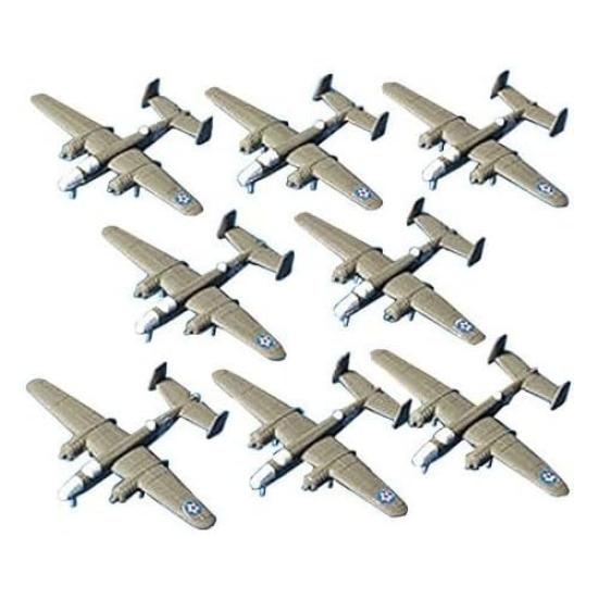 Tamiya Waterline Series 515 Mitchell Plastic Model Kit 31515 1/700 No. B-25 Hornet-Equipped Aircraft, 16-Piece Set,