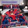 1PC Spider-Man pattern Bedding Quilt Set Quilt Cover Pillowcase Home Decoration Birthday Gift (1 * duvet cover + 2 * pillowcase, without core)