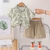 Neue Sommer-Kleidungsanzüge für Babyjungen, Kinder, Lässige T-Shirts, Shorts, 2-teiliges Set, Kleinkind, Baby-Mädchen, Kleidung, Kostüm, Kinder, Trainingsanzüge