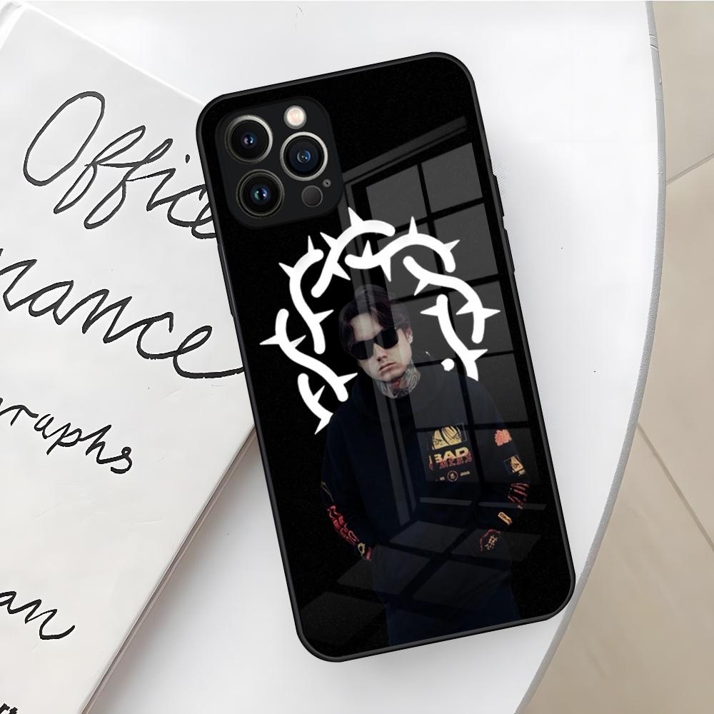 Music Bad Omens Design Phone Case for Iphone 17 16 Air 15 14 12 11 13 Pro Max Mini X Xr Xs Se Puls glass Cover