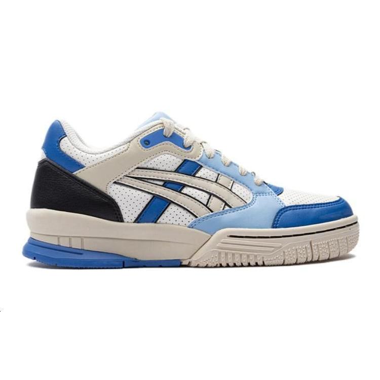 New Asics Gel Spotlyte Low Top Children's Basketball Shoes Blue White Teenagers 1204A127-103