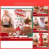 Cartoon Printed Christmas Wine Bottle Cover Festive Table Decorations Props