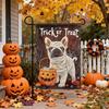 French Bulldog Ag, Spooky Cute Dog, Halloween Double Sided ag,Garden Sign JJE DDI GGX