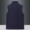 Men's Plus Velvet Outdoor Fleece Vest - Thickened Gilet for Autumn and Winter Sports, Casual Running, and Fishing