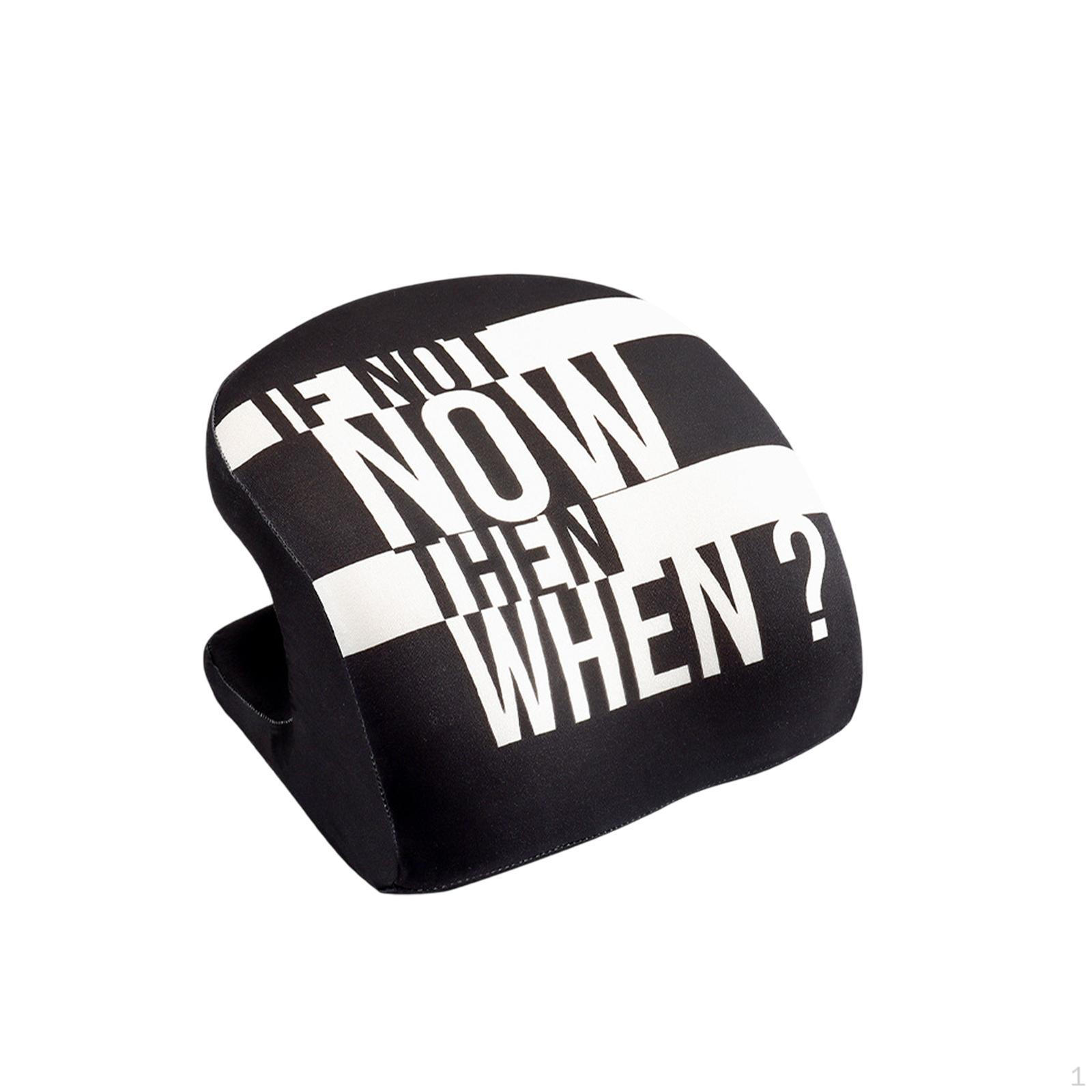 

Ергономічна подушка для шиї для офісного використання, підголівник для дивана та автомобіля black white stripes