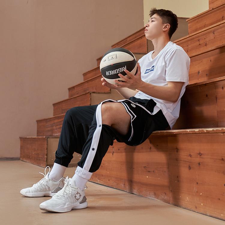 Rigoror Fearless Series Side Open Loose Vintage Button Casual Knit Sports Pants Unisex pants Z122311682