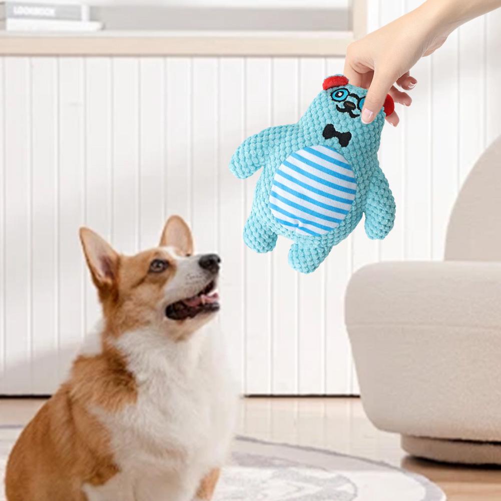 Squeaky Dog Toys Stuffed Animals Dog Chew Toy Soft Dog Plush Toy Puppy Toys for Small Medium and Large Dogs