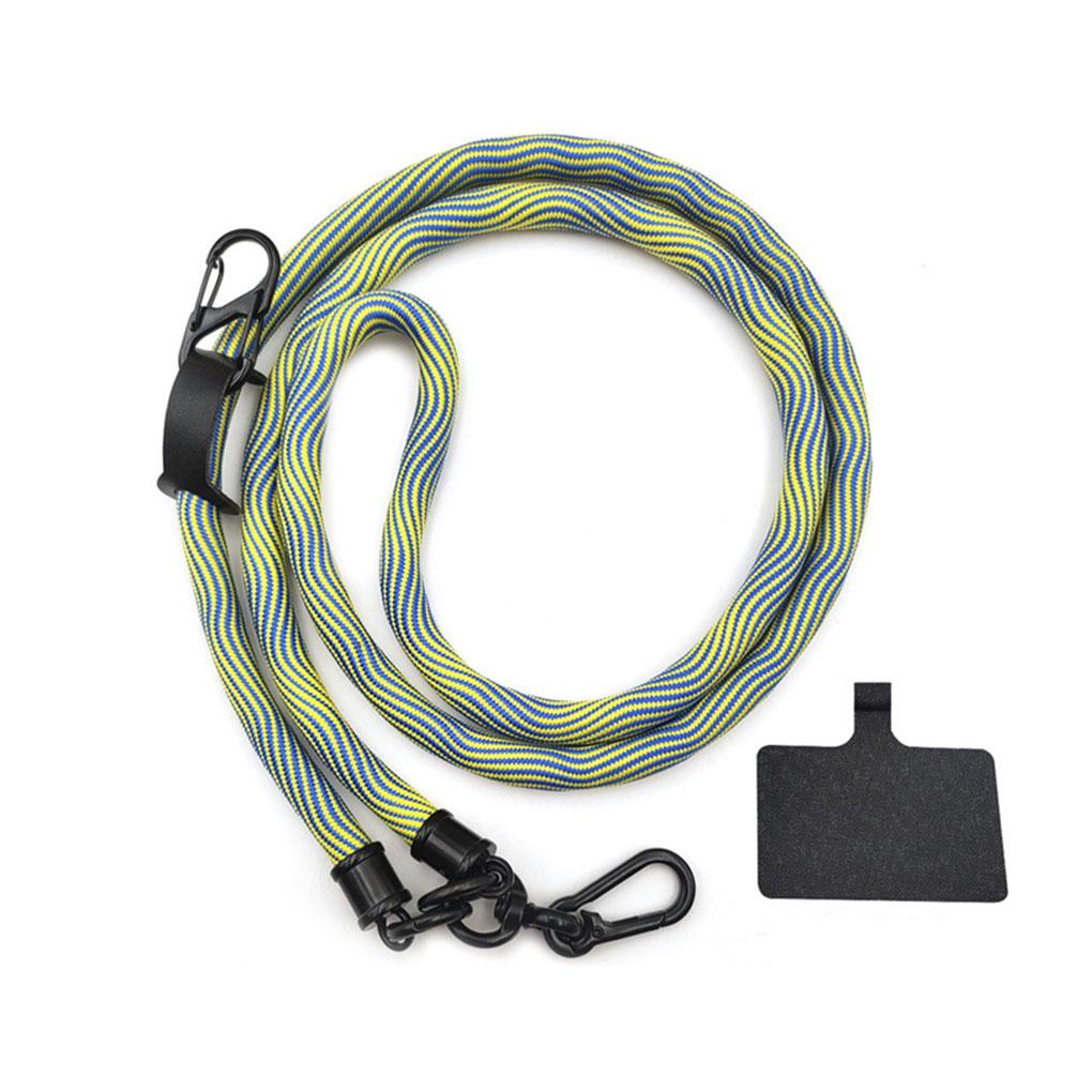 120cm Phone Lanyard Adjustable Outdoor Universal Case Crossbody Shoulder Card Neck Cord Clip Hang Anti-lost Wrist Strap