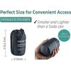 TREKOLOGY ALUFT 2.0 Ultralight Inflatable Camping Pillow, Ergonomic Design for Neck and Lumbar Support, Portable Travel Sleep Pillow