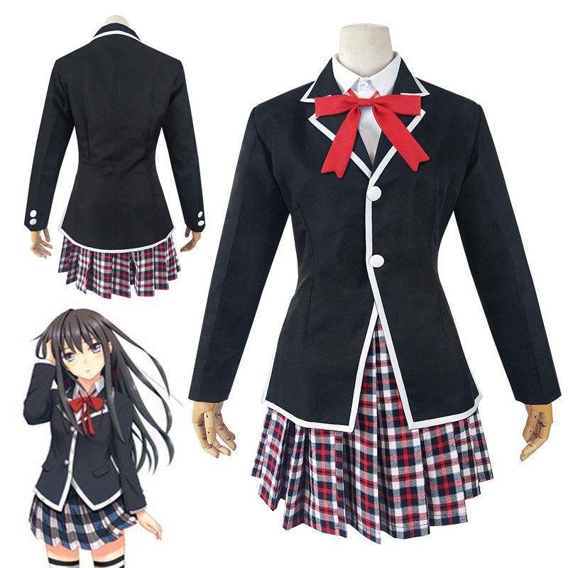 Charming My Youth Romantic Comedy Is Wrong Yukinoshita Yukino Cosplay Costume Uniform For Anime Fans