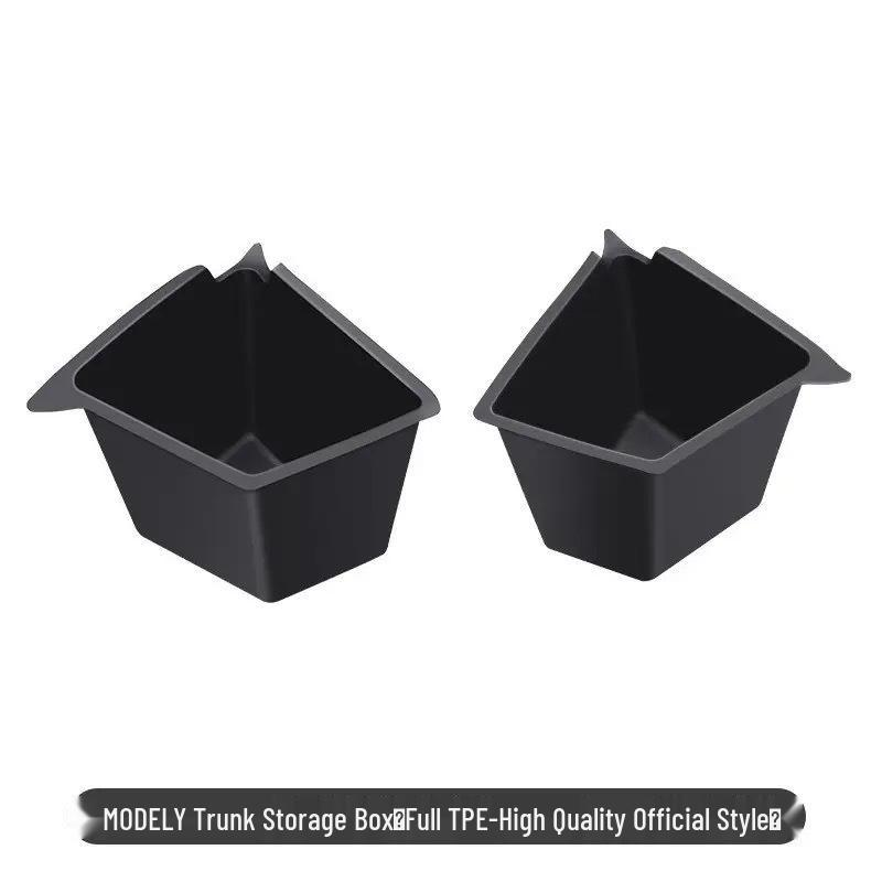 Tesla Model Y/3 Trunk Side Pocket Storage Box - Interior Modification Accessory