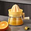 Manual Citrus Juicer with Reamer Heavy-Duty Orange Lemon Squeezer for Fresh Juice Dishwasher Safe Portable Citrus Juicer Tool for Home Kitchen