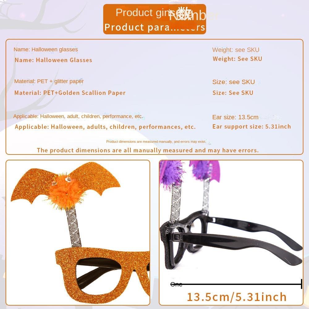 Glitter Bats  Funny Glasses Plastic Cosplay EyeGlasses Funny Halloween Glasses  Festival