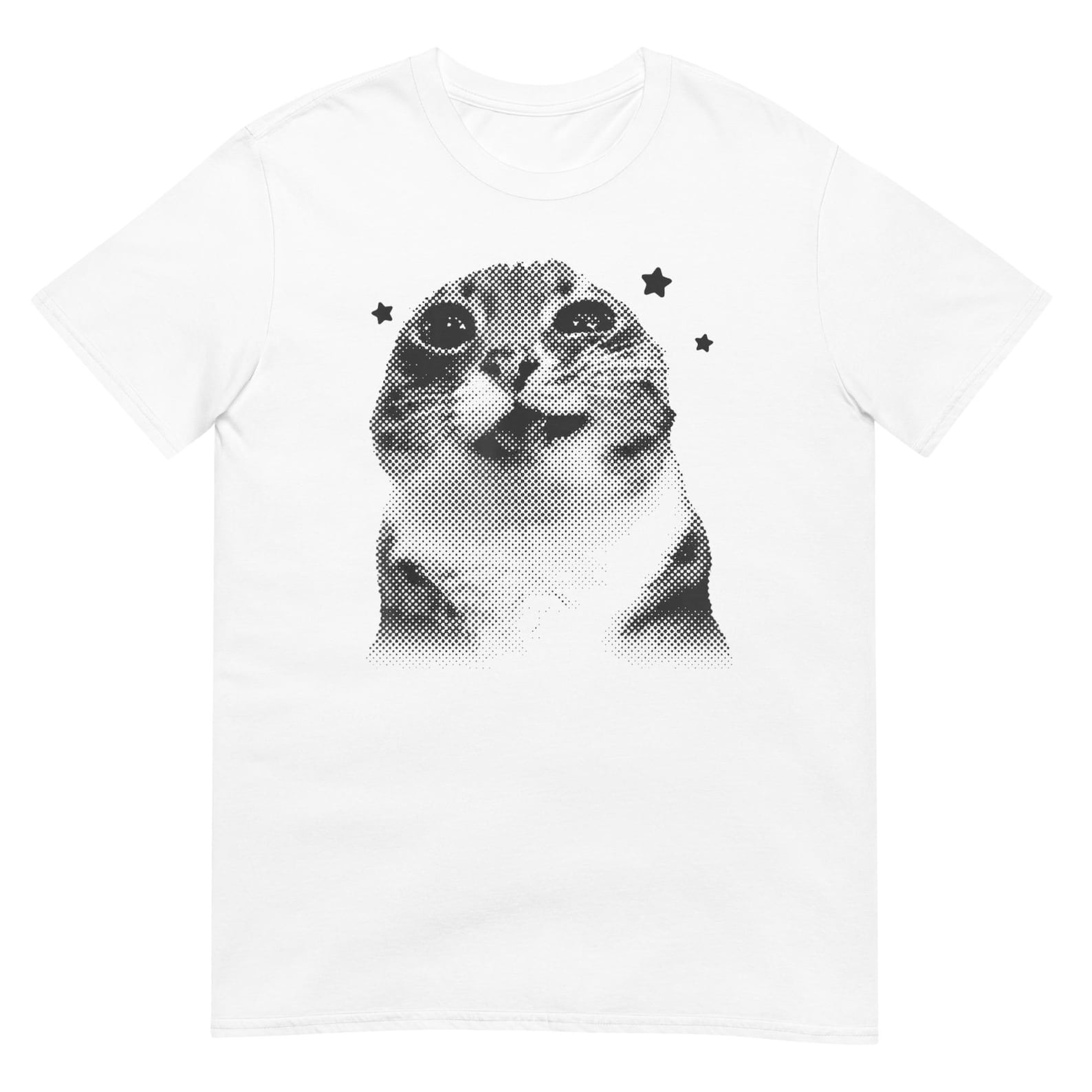 Silly Cats T-Shirt Fun Cat Lover Gift, Humorous Animal Tee for Women Men and Kids XL