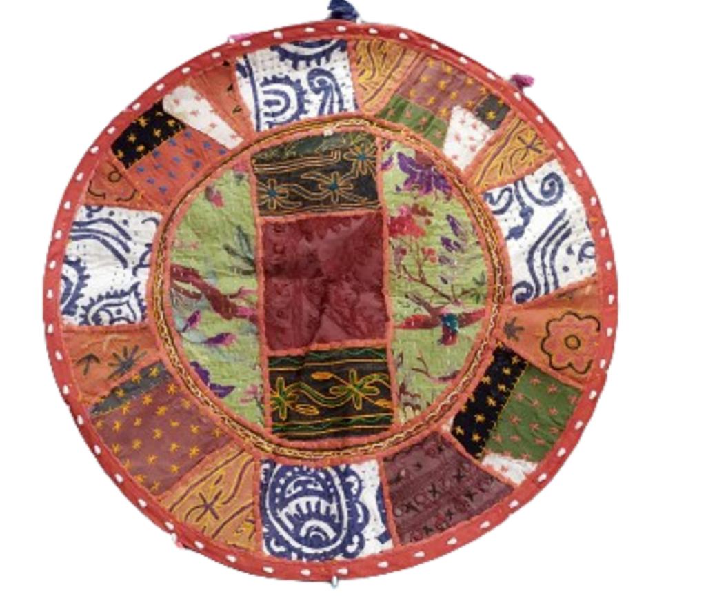 @ Indian Traditional Round Floor Mat Multi Colour For Home Deoration MJ-260-60%OFF