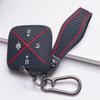 Soft Silicone Remote Key Case for Zeekr Zeekr 001 Zeekr 009 Zeekr X Zeekr 007 with Keychain Honeycomb Texture Anti Scratch Key Shell Accessory