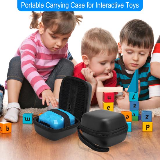 Hard Carrying Case Portable Shockproof Waterproof Case Compatible with Batteries Protective Storage Box for Bitzee Virtual Digital Pets Daily Use