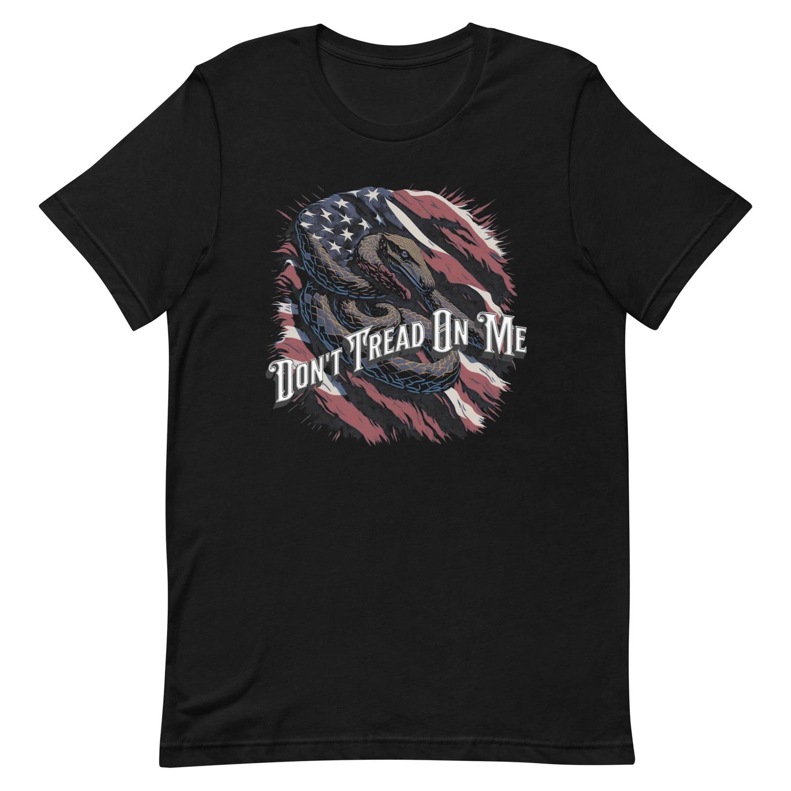 Don t Tread On Me American Flag and Rattle Snake Unisex Children s Children s T Children s T-shirt 130