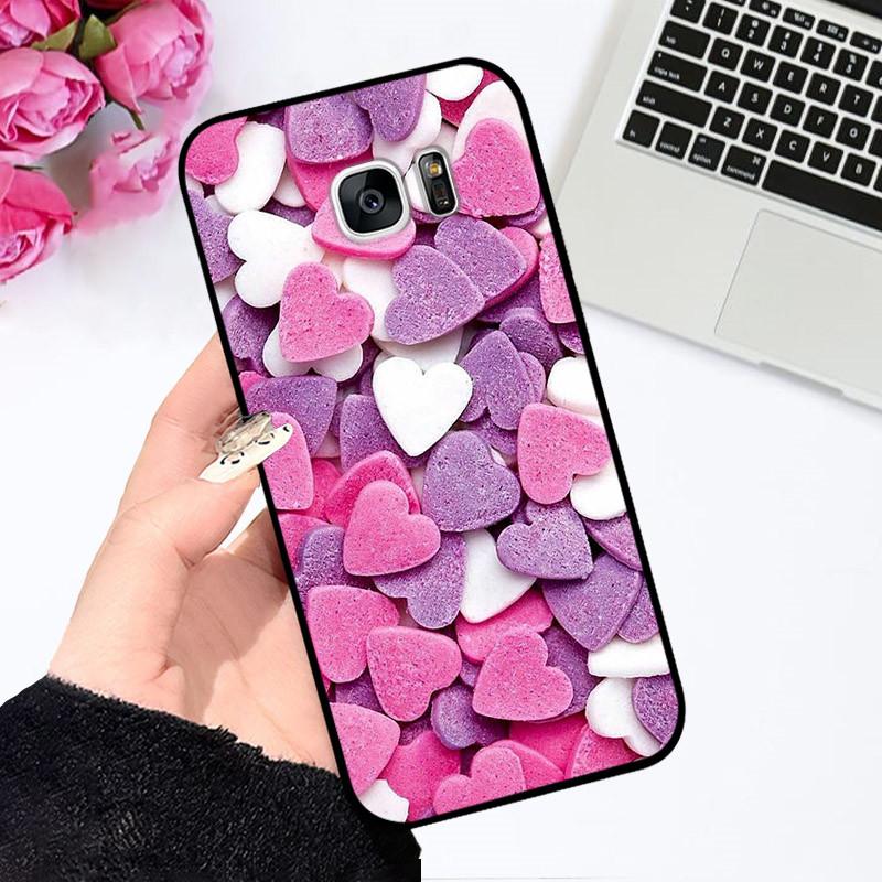 For Samsung Galaxy S7 Edge Silicone Case Astronaut Cute Soft TPU Phone Cover For Samsung Galaxy S6 S7 S 7 Edge Back Cover Bumper