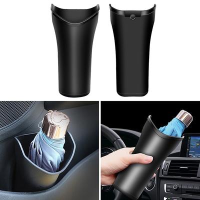 Caja de Almacenamiento para Paraguas de Coche Versátil Ahorro de Espacio Soporte/Estante para Paraguas de Coche Automático Asiento Trasero Lata Basura Portavasos para Coche