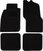Černé sametové podlahové rohože pro: Mitsubishi Carisma sedan, liftback, hatchback (1995-2004)