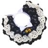 Pet Dog Cats Puppy Three-layer Lace Bowknot Bell Collar Bib Necklace Neck Strap