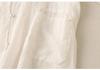 3229 Women's Cotton Linen Embroidered Oversized Sun Protection Shirt - Lightweight & Breathable, Retro Seven-Sleeve Summer Style