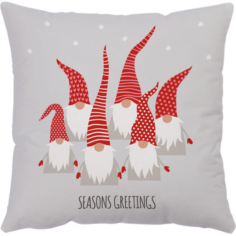 Amazon Hot Pillow Cartoon Doll Vánoční polštář Povlak na polštář Povlak na polštář na pohovku Povlak na polštář na sedák