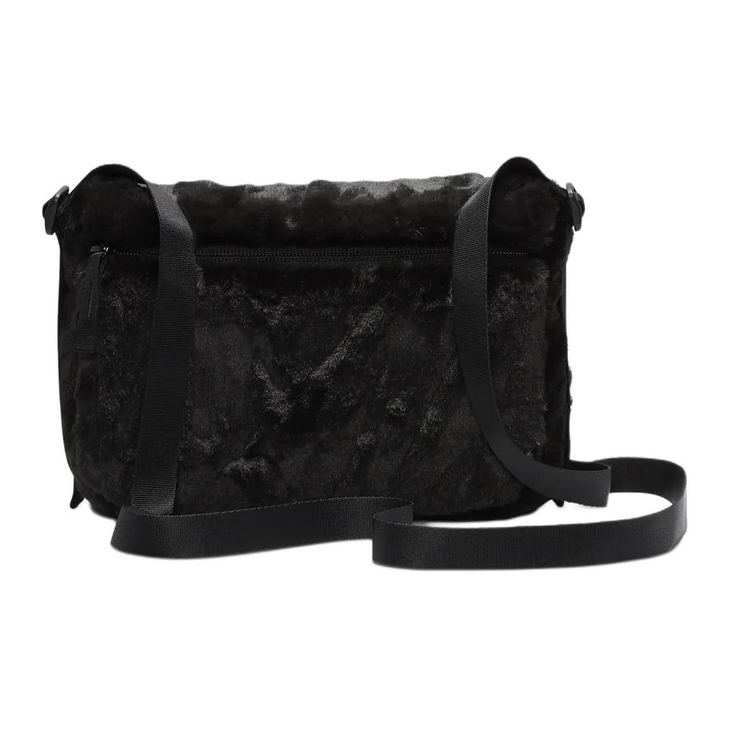 New Nike Sportswear Futura 365 Faux Fur Crossbody Bag 1L FZ1326-010