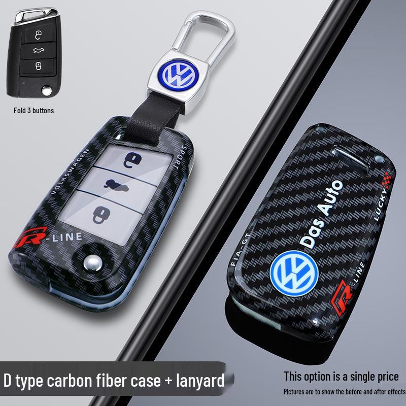 

Чехол для ключа Volkswagen для Lavida, Bora, Tiguan, Magotan, Sagitar, Polo, Passat - Полная защита