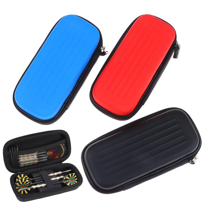 Dart Storage Box With Zipper Eva Hard Shell Storage Box 3-Grid Dart Protection Bag Dart Maintenance Accessories Case