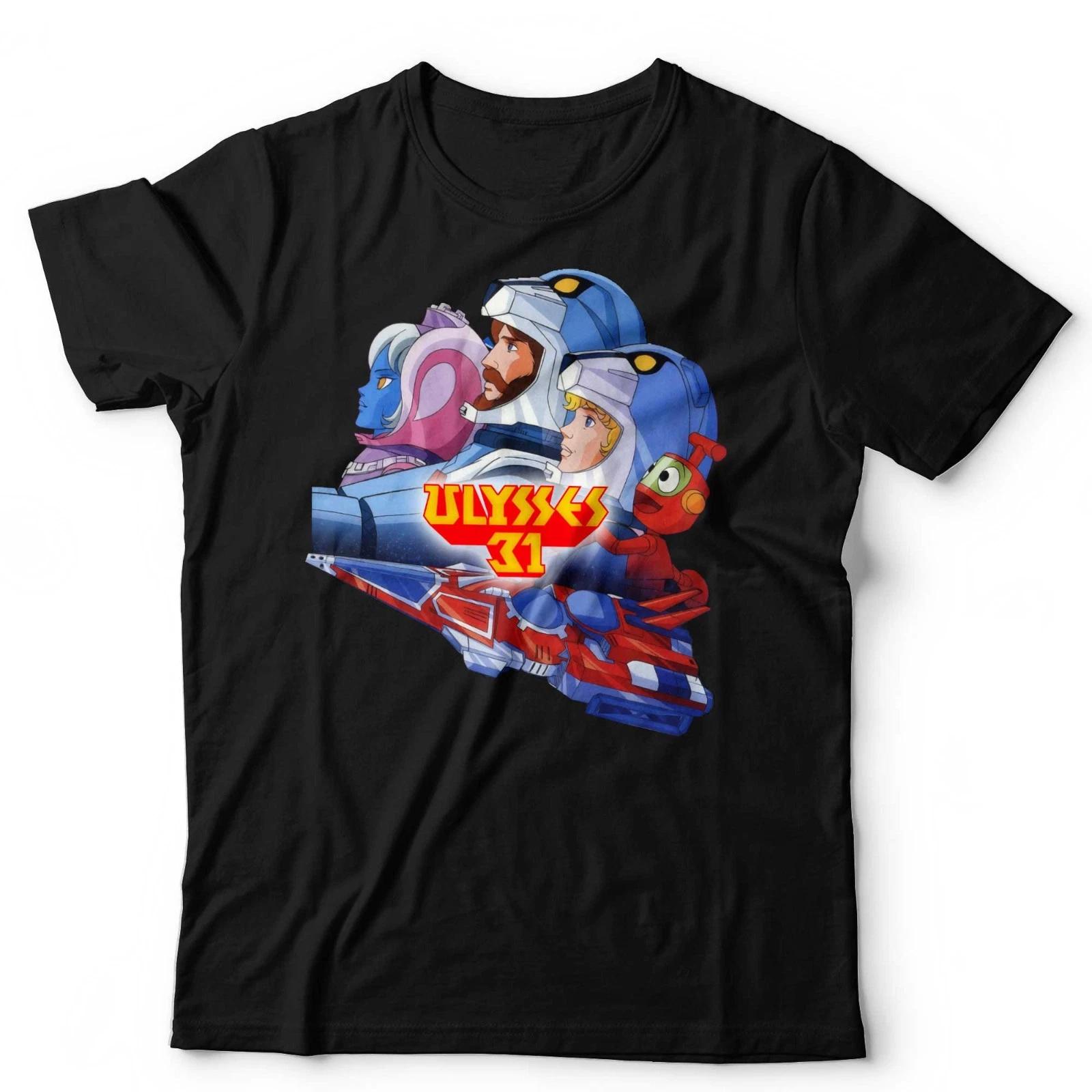 Ulysses 31 T-Shirt Retro 80s Cartoon Geek Nerd Unisex & Kids Space Anime 2XL