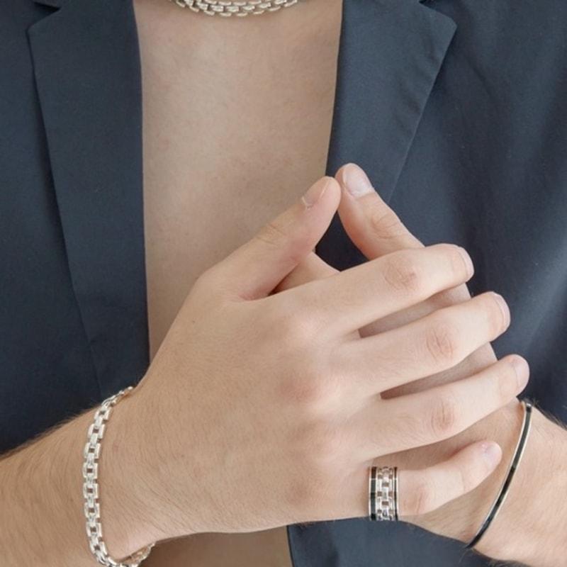 aphrose square chain ring