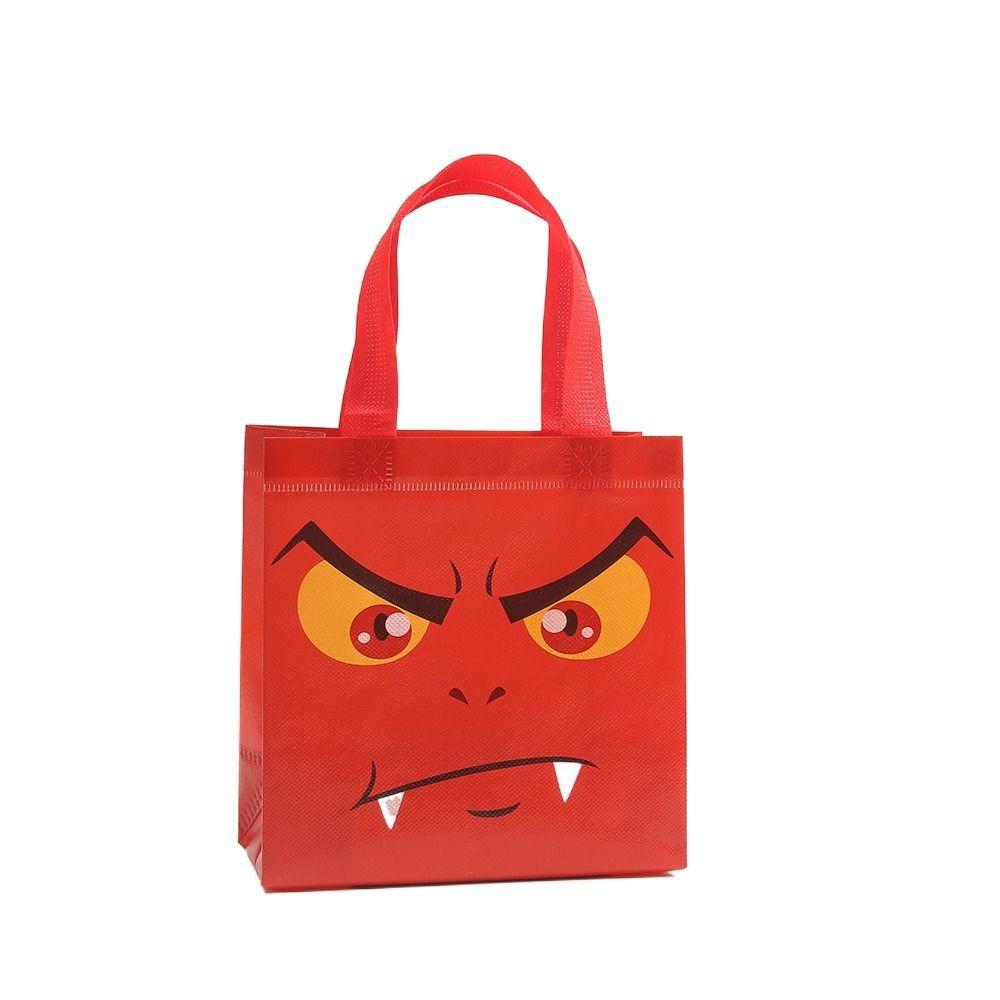 Pumpkin Non-Woven Treat Bags Loot Bag Kids Gifts Bag Packaging Halloweens Candy Bag  Children