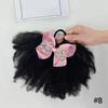 2pcs/ Luxury Kids Hair Buns Kids Afro Puff Soft Like Natural Human Hair Hand Feel Marley Kinky Bulk for Hair Girl with Elastic