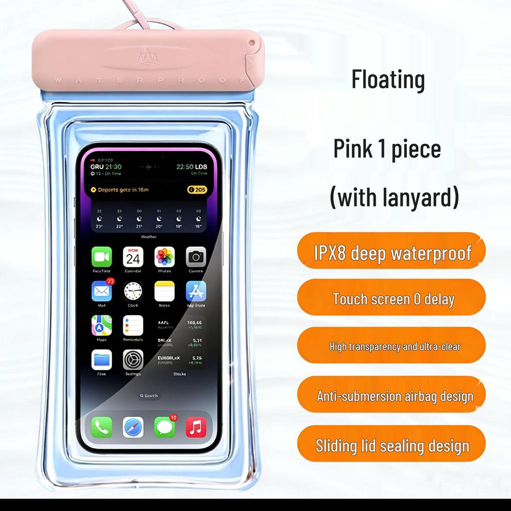 Waterproof Phone Case: Touch-Screen Pouch for Swimming, Diving, Rafting, and Photography